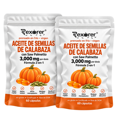Rexorer® Cápsulas de Aceite de Semillas de Calabaza