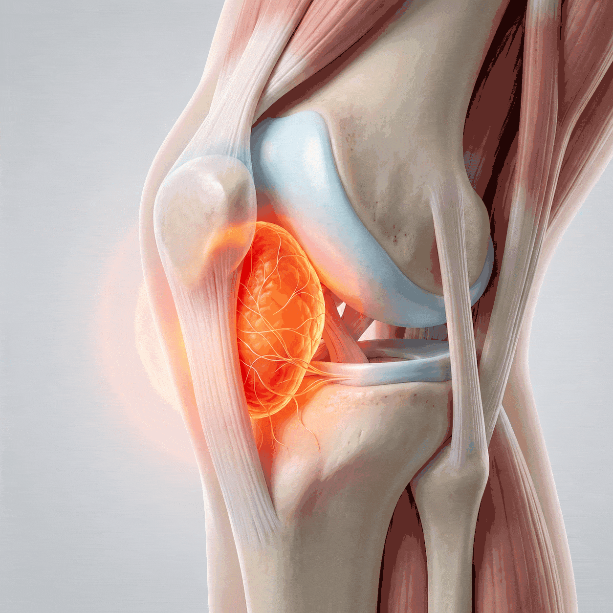 There is a structure under your kneecap nobody named